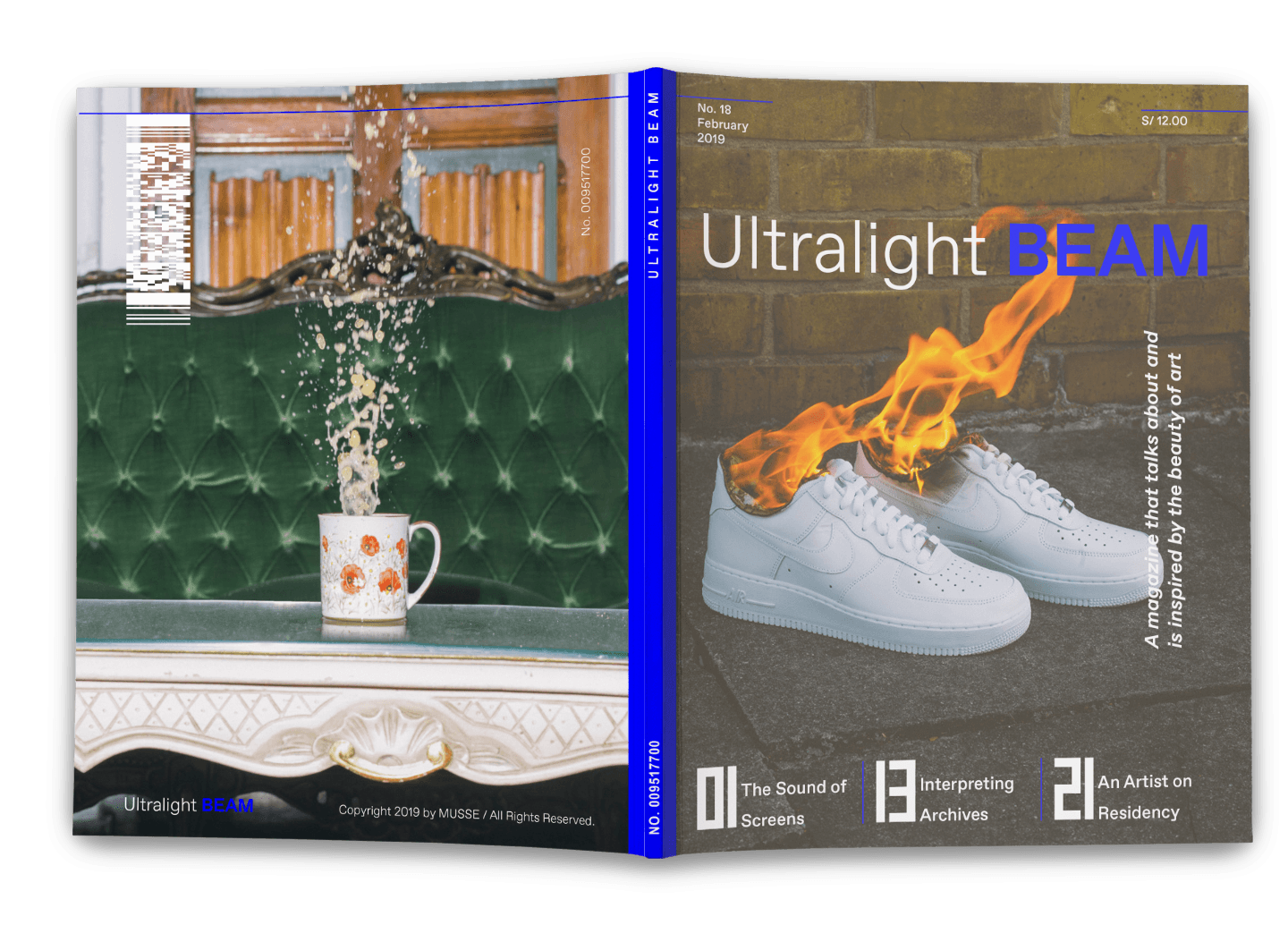 Ultralight Beam back cover magazine